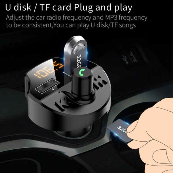 Fm Bluetooth 5.0 Transmitter - Image 2